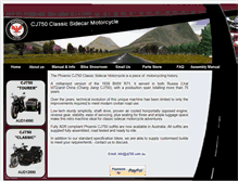 Tablet Screenshot of cj750.com.au